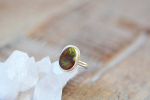 Mexican Fire Agate Ring