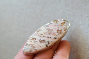 Feather Ridge Plume Agate Necklace