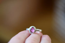 Load image into Gallery viewer, Rose Cut Pink Tourmaline Ring