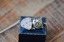 Load image into Gallery viewer, Owl and Druzy Necklace