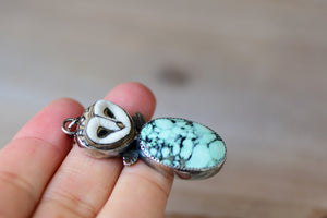 Owl and Variscite Necklace
