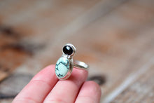 Load image into Gallery viewer, Variscite and Black Onyx Ring