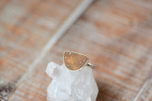 Load image into Gallery viewer, Peach Druzy Ring