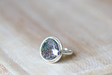 Load image into Gallery viewer, Galaxy Druzy Silver Ring