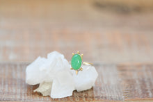 Load image into Gallery viewer, Chrysoprase Turtle Ring