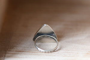 Triangular Amethyst Ring